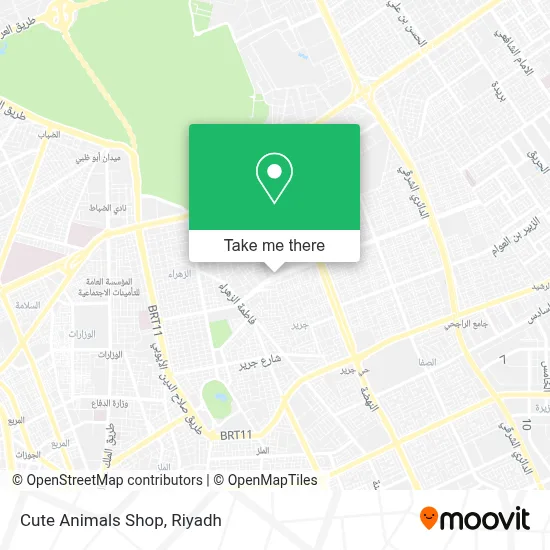 Cute Animals Shop map