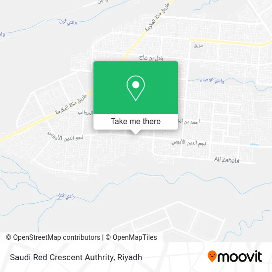 Saudi Red Crescent Authrity map