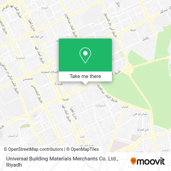 Universal Building Materials Merchants Co. Ltd. map
