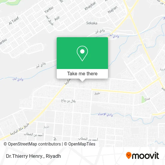 Dr.Thierry Henry. map