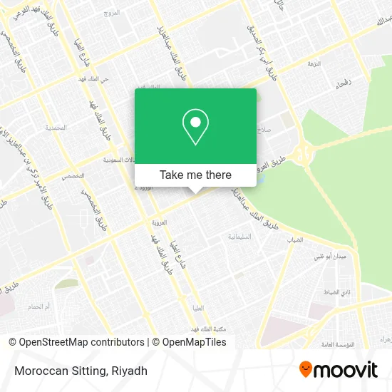 Moroccan Sitting map