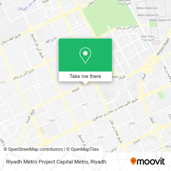 Riyadh Metro Project   Capital Metro map