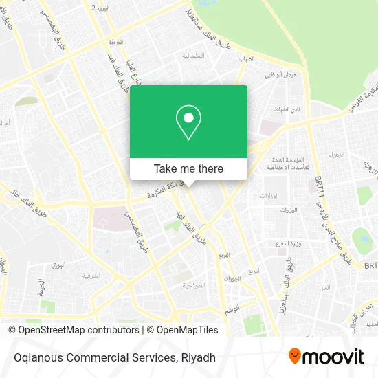 Oqianous Commercial Services map