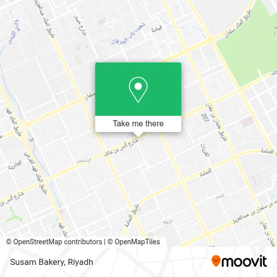 Susam Bakery map
