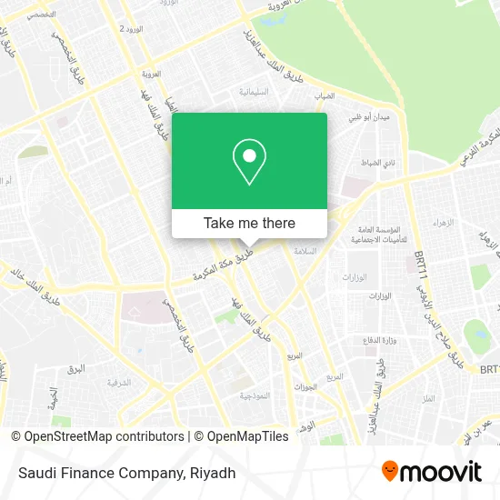 Saudi Finance Company map