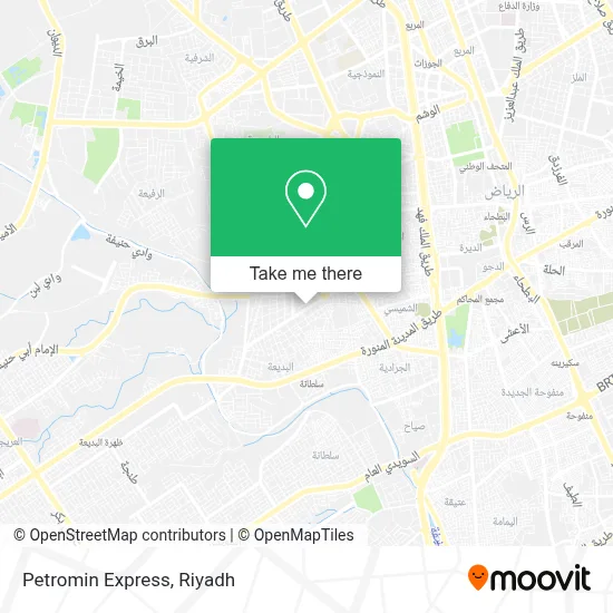 Petromin Express map