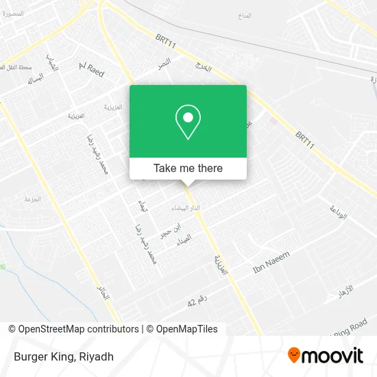 Burger King map