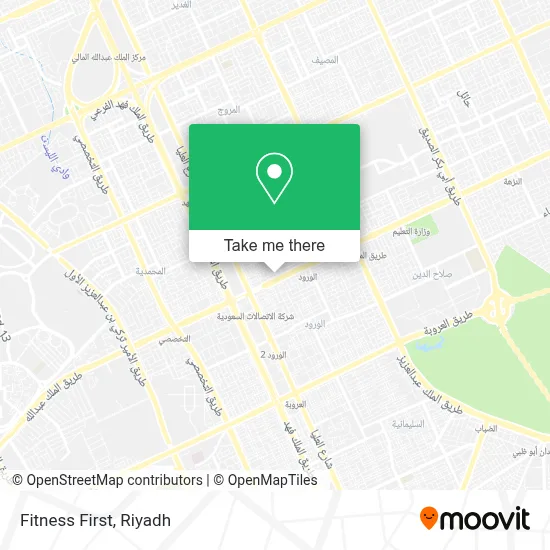 Fitness First map