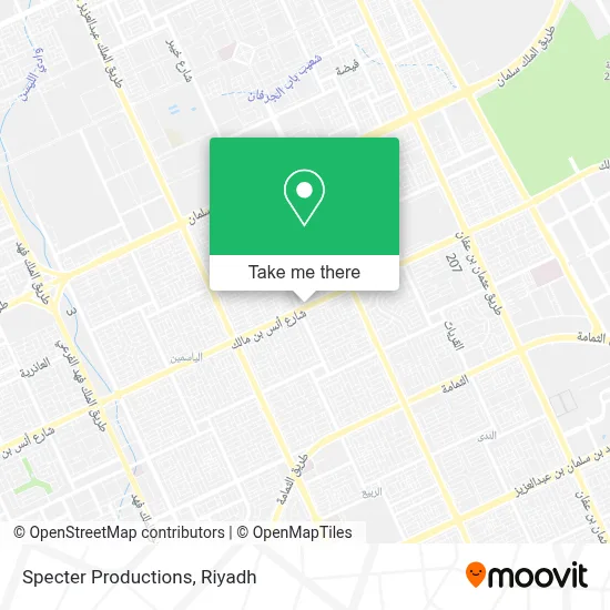 Specter Productions map