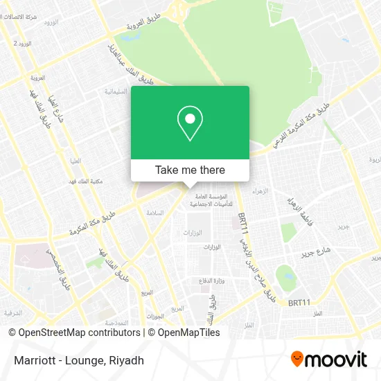 Marriott - Lounge map