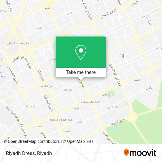 Riyadh Dress map