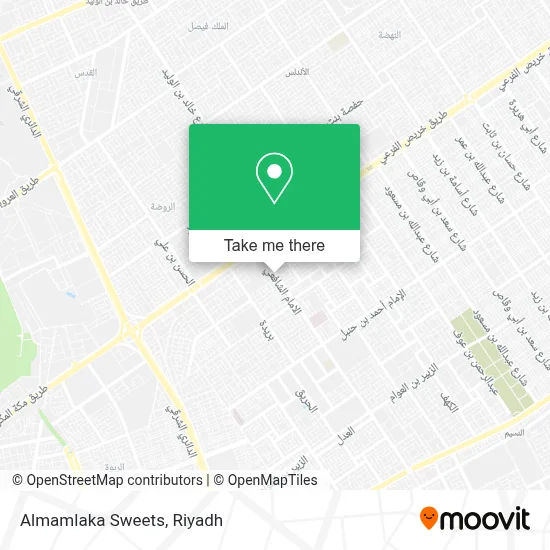 Almamlaka Sweets map
