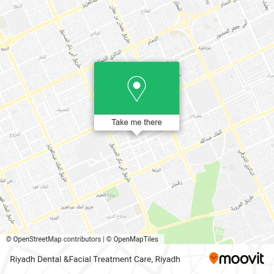 Riyadh Dental &Facial  Treatment Care map