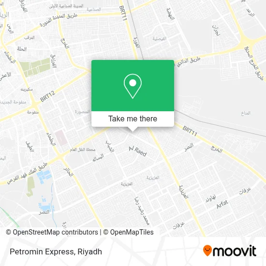 Petromin Express map