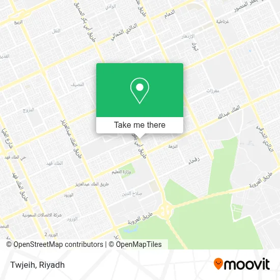 Twjeih map
