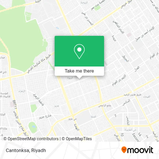 Cantonksa map