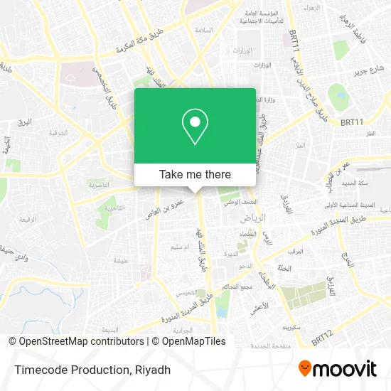 Timecode Production map
