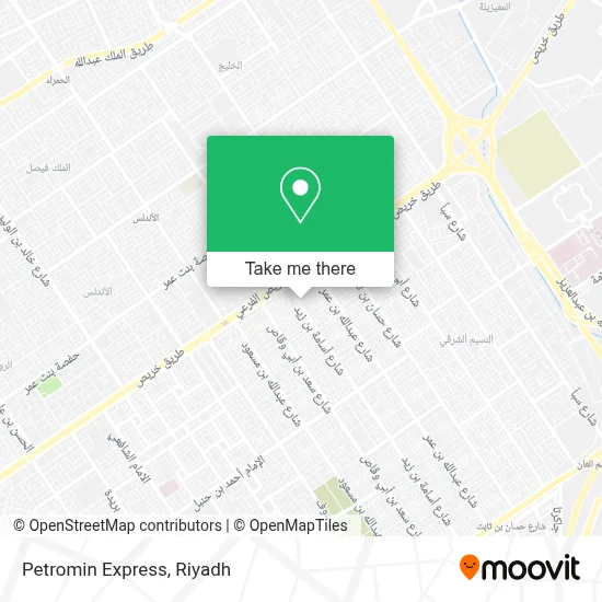 Petromin Express map