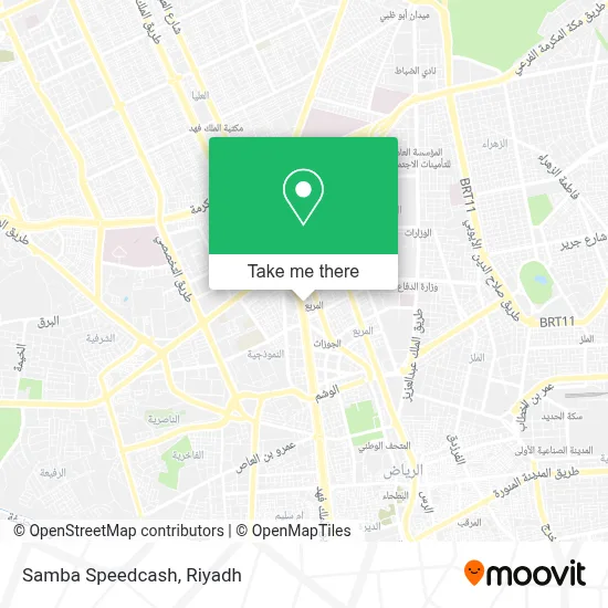 Samba Speedcash map
