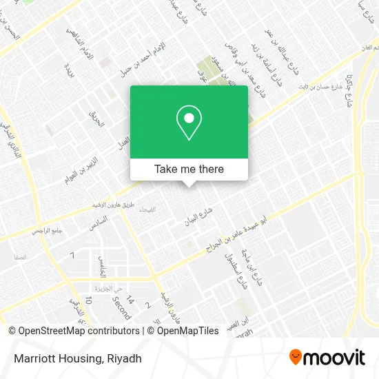 Marriott Housing map
