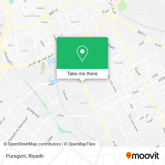 Puregym map