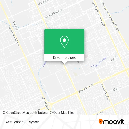 Rest Wadak map