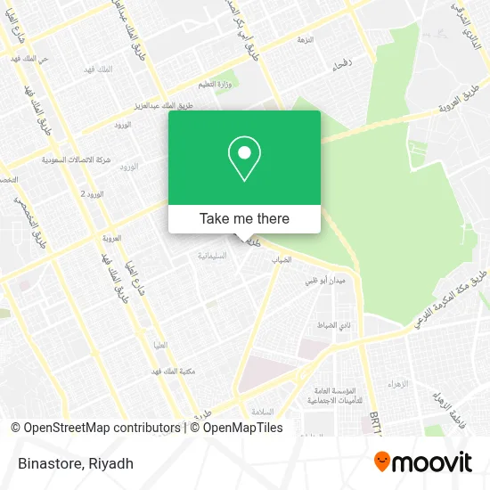 Binastore map