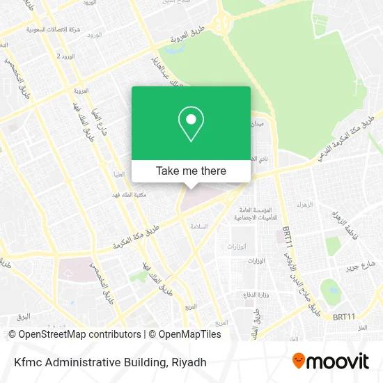 Kfmc Administrative Building map