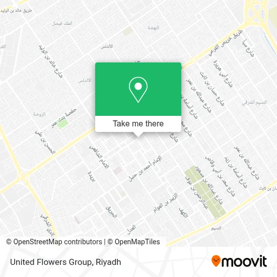 United Flowers Group map