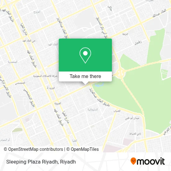 Sleeping Plaza Riyadh map