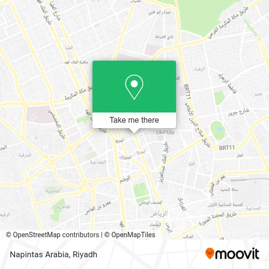 Napintas Arabia map