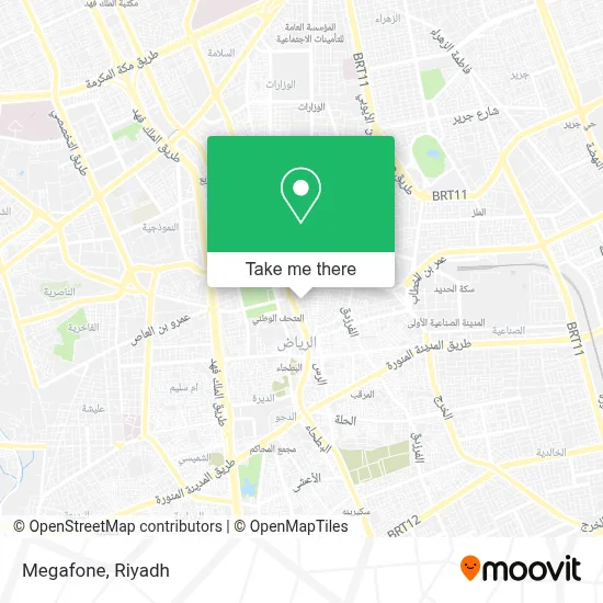 Megafone map