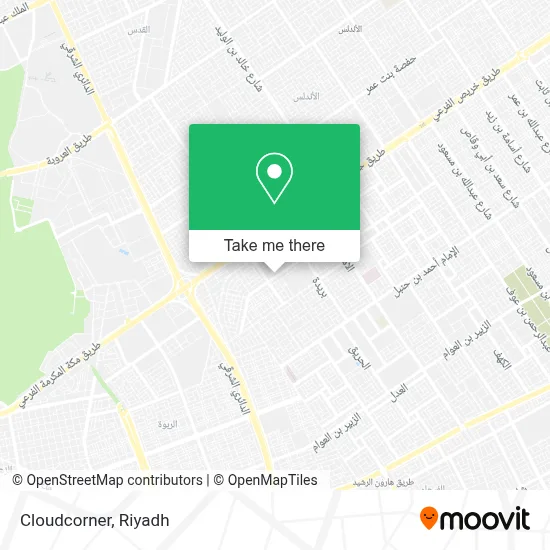 Cloudcorner map