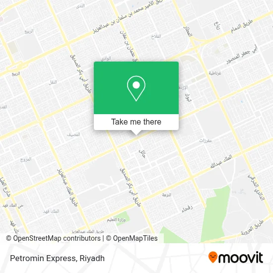 Petromin Express map