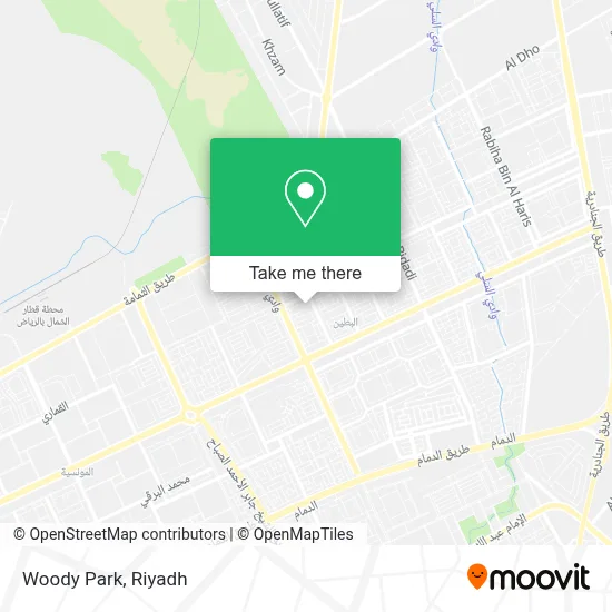 Woody Park map