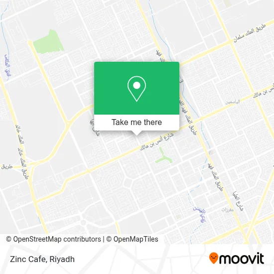 Zinc Cafe map
