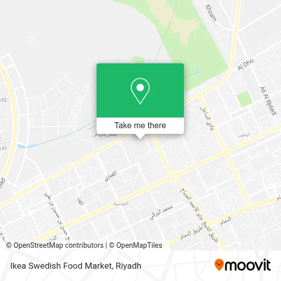 Ikea Swedish Food Market map