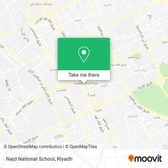 Najd National School map