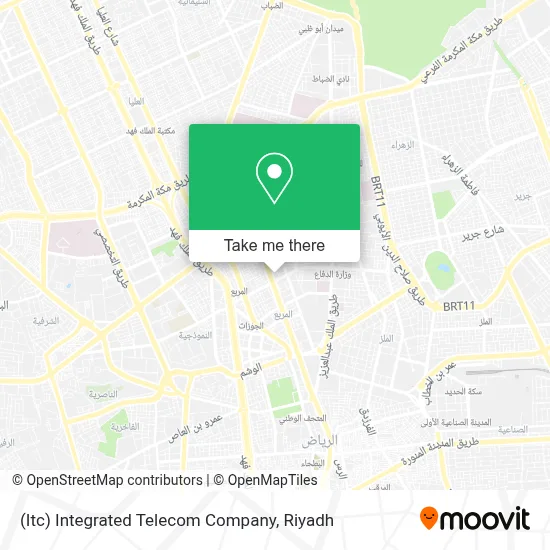(Itc) Integrated Telecom Company map