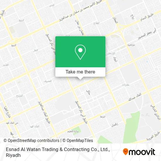 Esnad Al Watan Trading & Contracting Co., Ltd. map