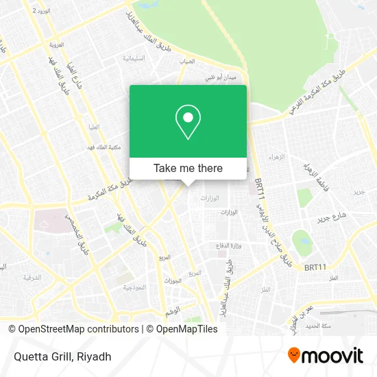 Quetta Grill map
