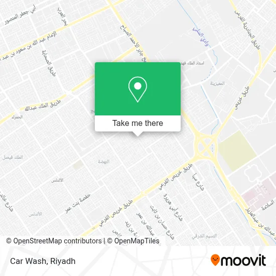 Car Wash map