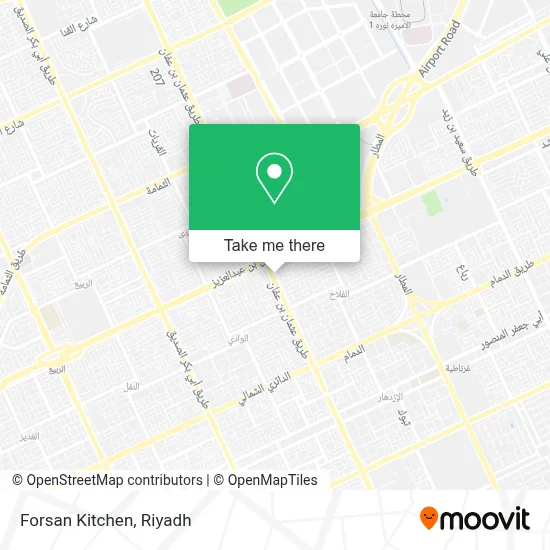 Forsan Kitchen map