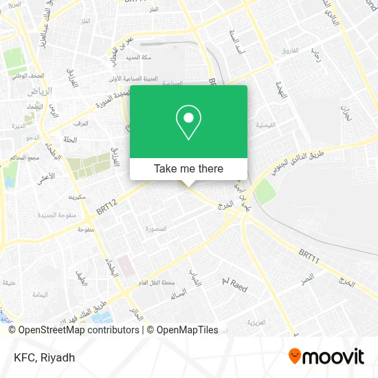 KFC map