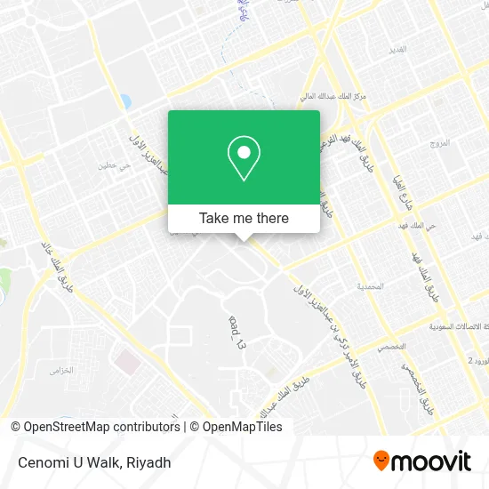 Cenomi U Walk map