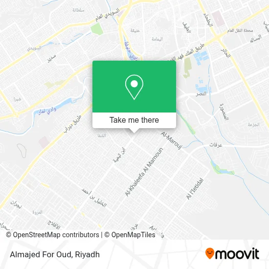 Almajed For Oud map