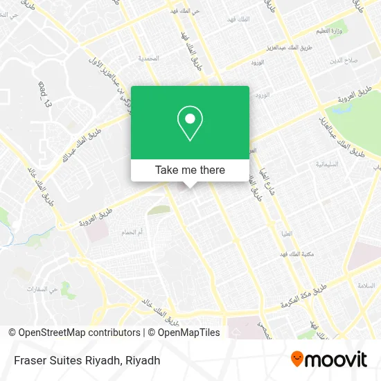 Fraser Suites Riyadh map
