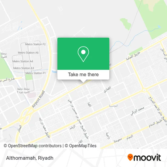 Althomamah map
