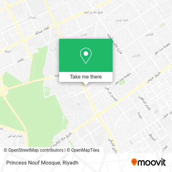 Princess Nouf Mosque map