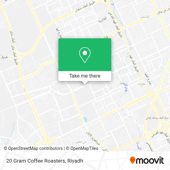 20 Gram Coffee Roasters map